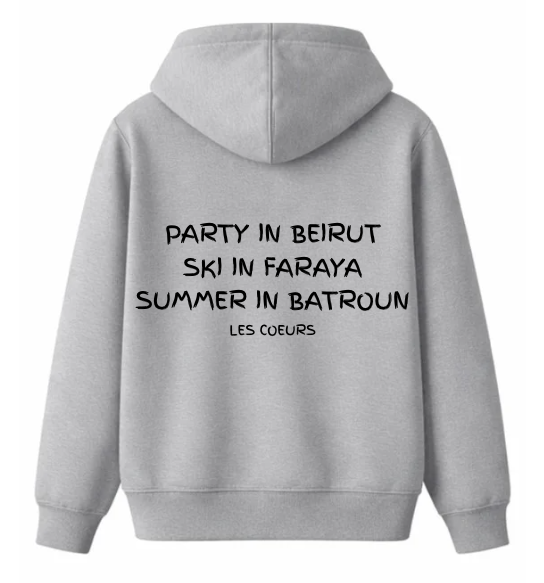 Beirut,Faraya,Batroun Hoodie