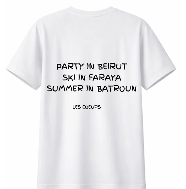 Beirut,Faraya,Batroun T-shirt