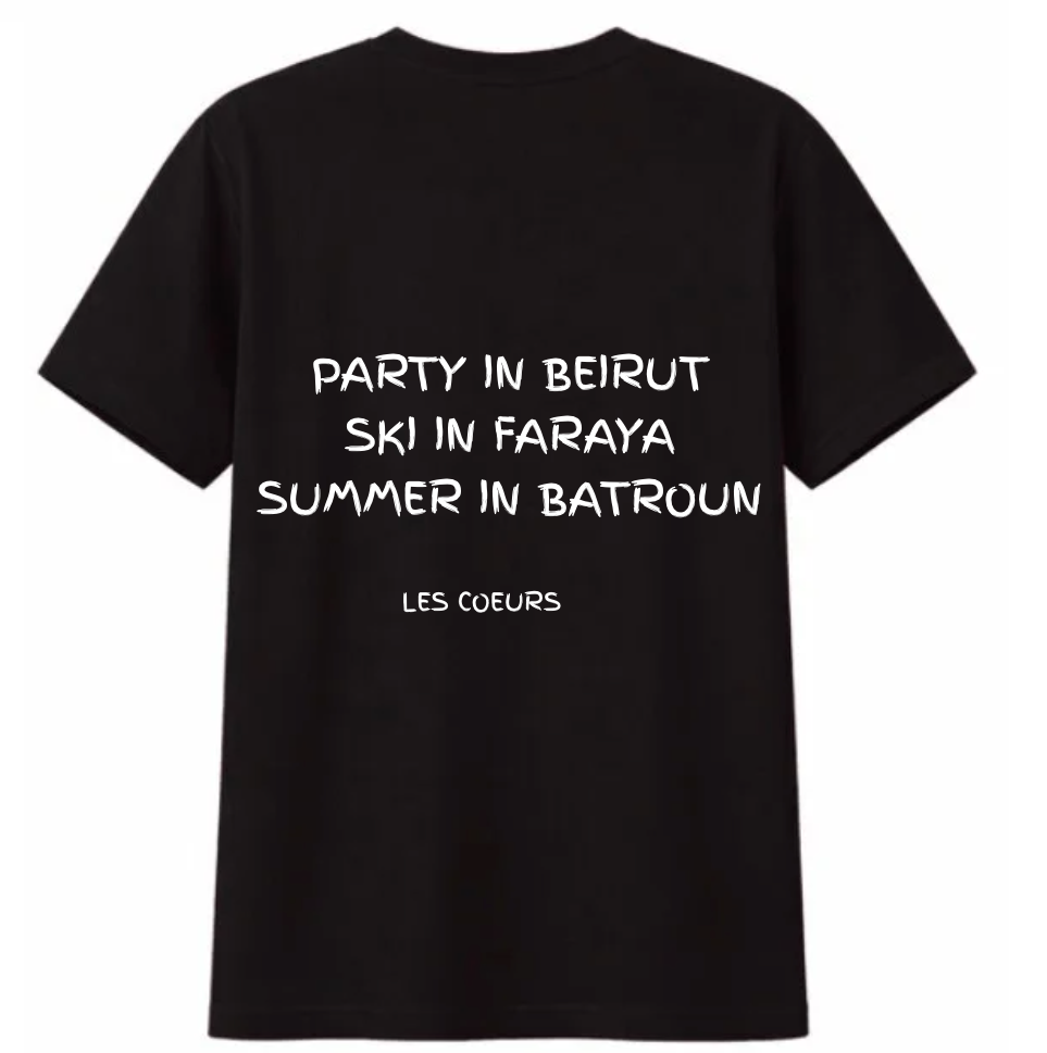 Beirut,Faraya,Batroun T-shirt